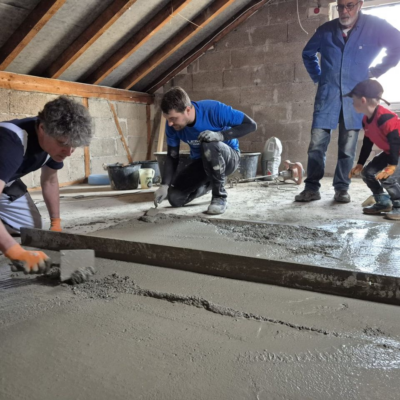 Baustelle ist Teamwork: Ein Wochenende beim Sanierungssprint in L&ouml;chgau